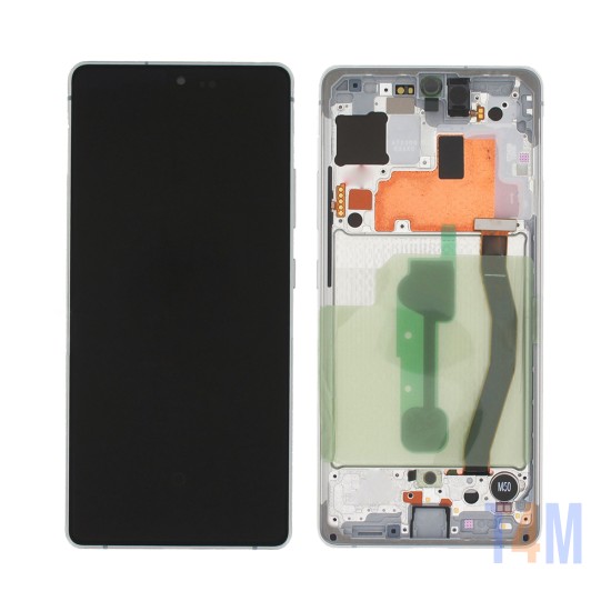 Touch+Display with Frame Samsung Galaxy S10 Lite/G770 6.7" Service Pack (GH82-21672B) White